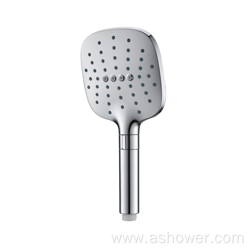 130mm Triple Function Square Push Dial Hand Shower